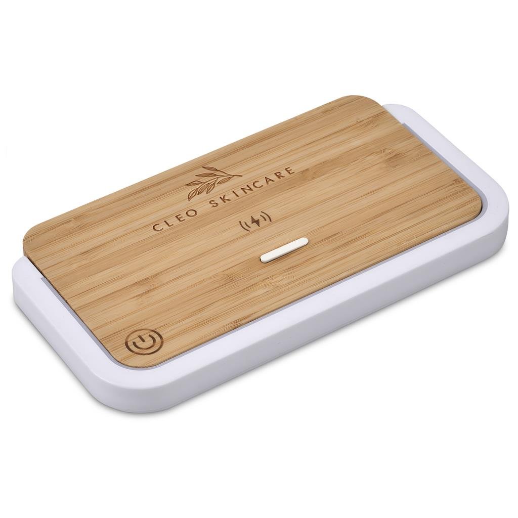 Yoru Bamboo Wireless Charger & Night Light