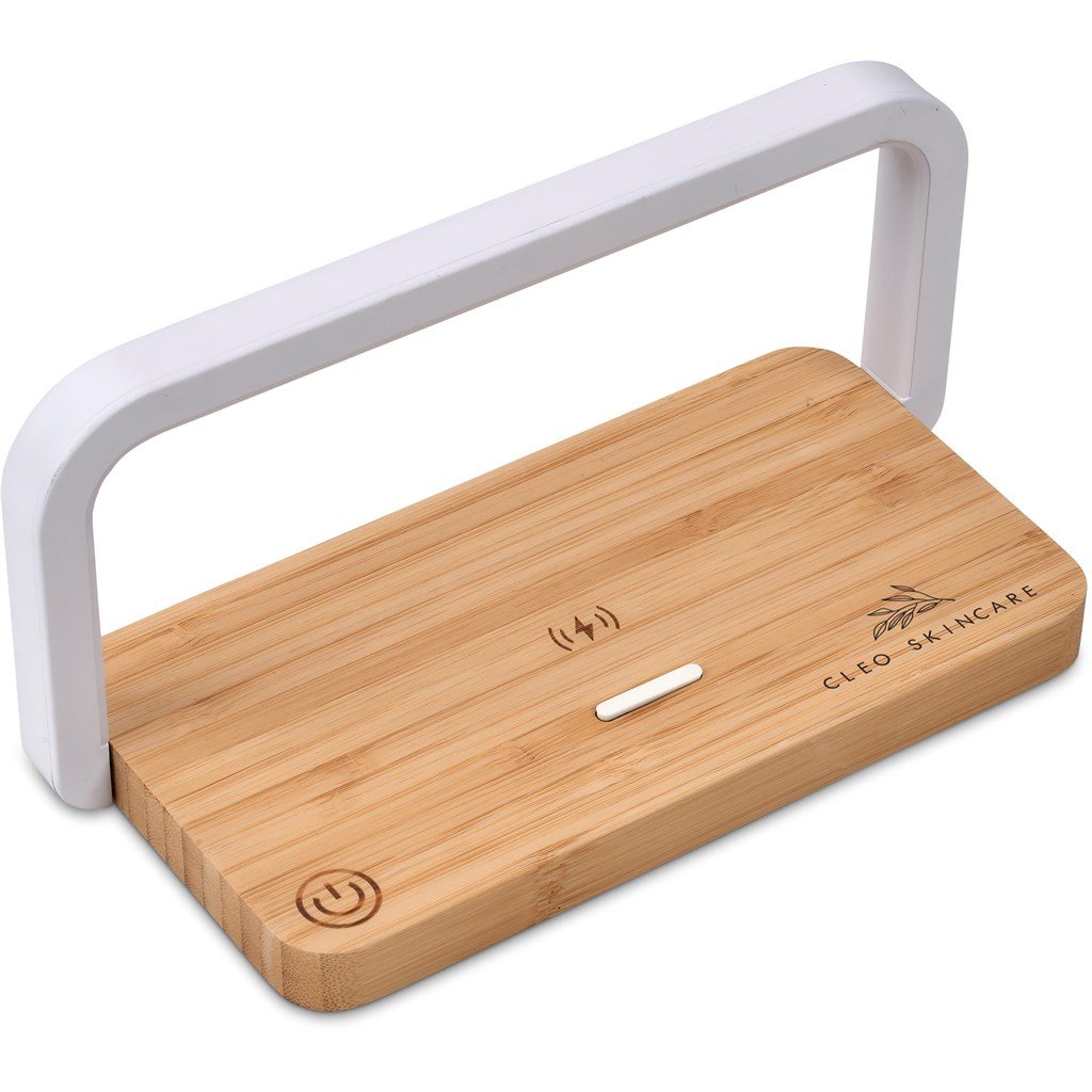 Yoru Bamboo Wireless Charger & Night Light