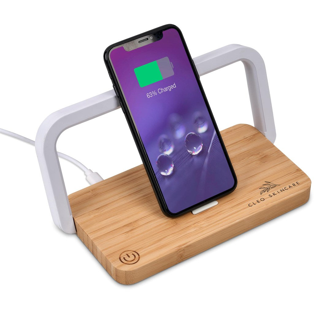 Yoru Bamboo Wireless Charger & Night Light