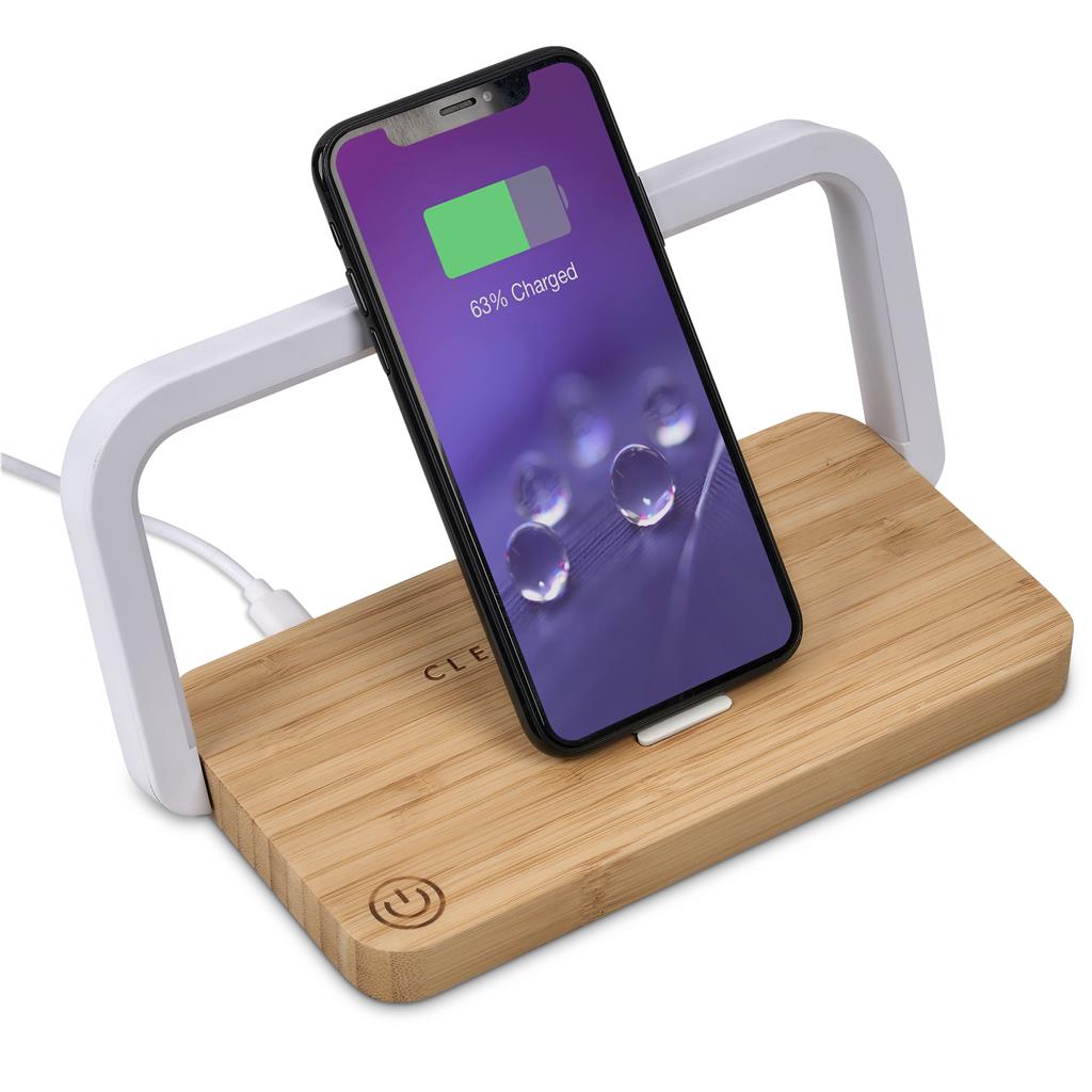 Yoru Bamboo Wireless Charger & Night Light