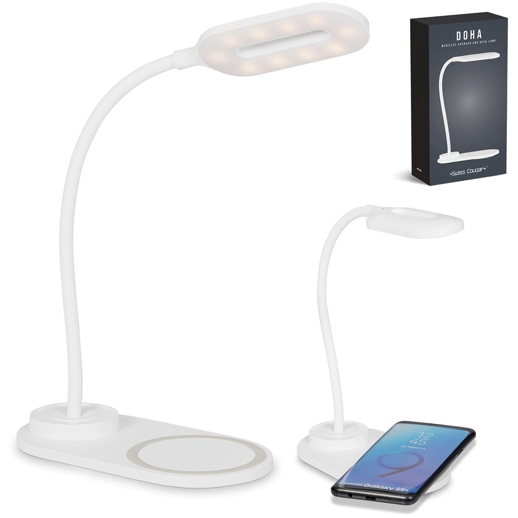 Doha Wireless Charger & Desk Lamp