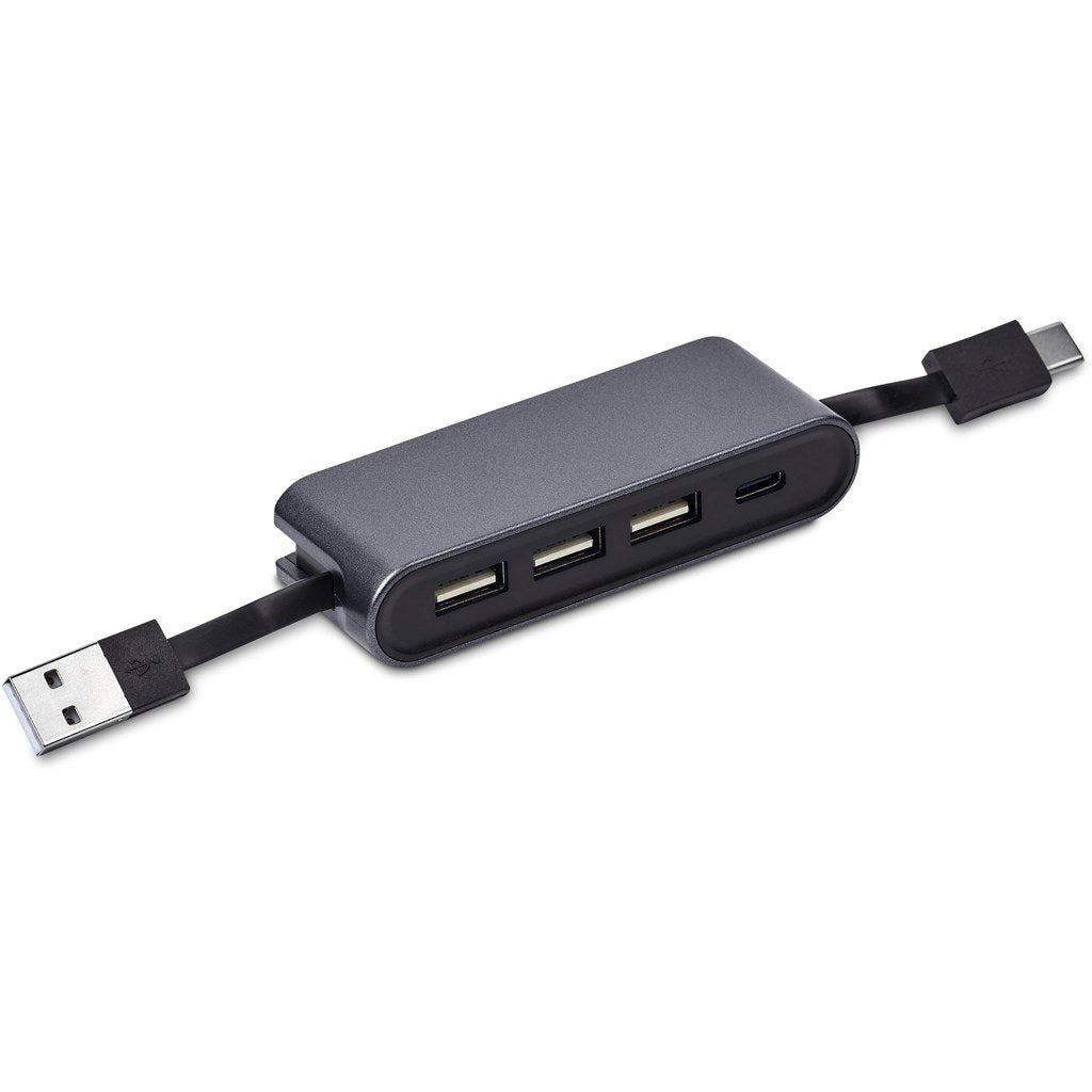Dubai USB Hub - Gun Metal