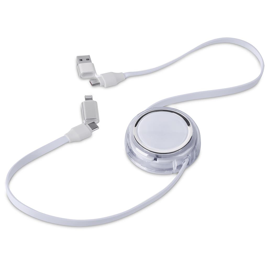 Luanda 4-in-1 Retractable Fast Charge 240W PD Cable