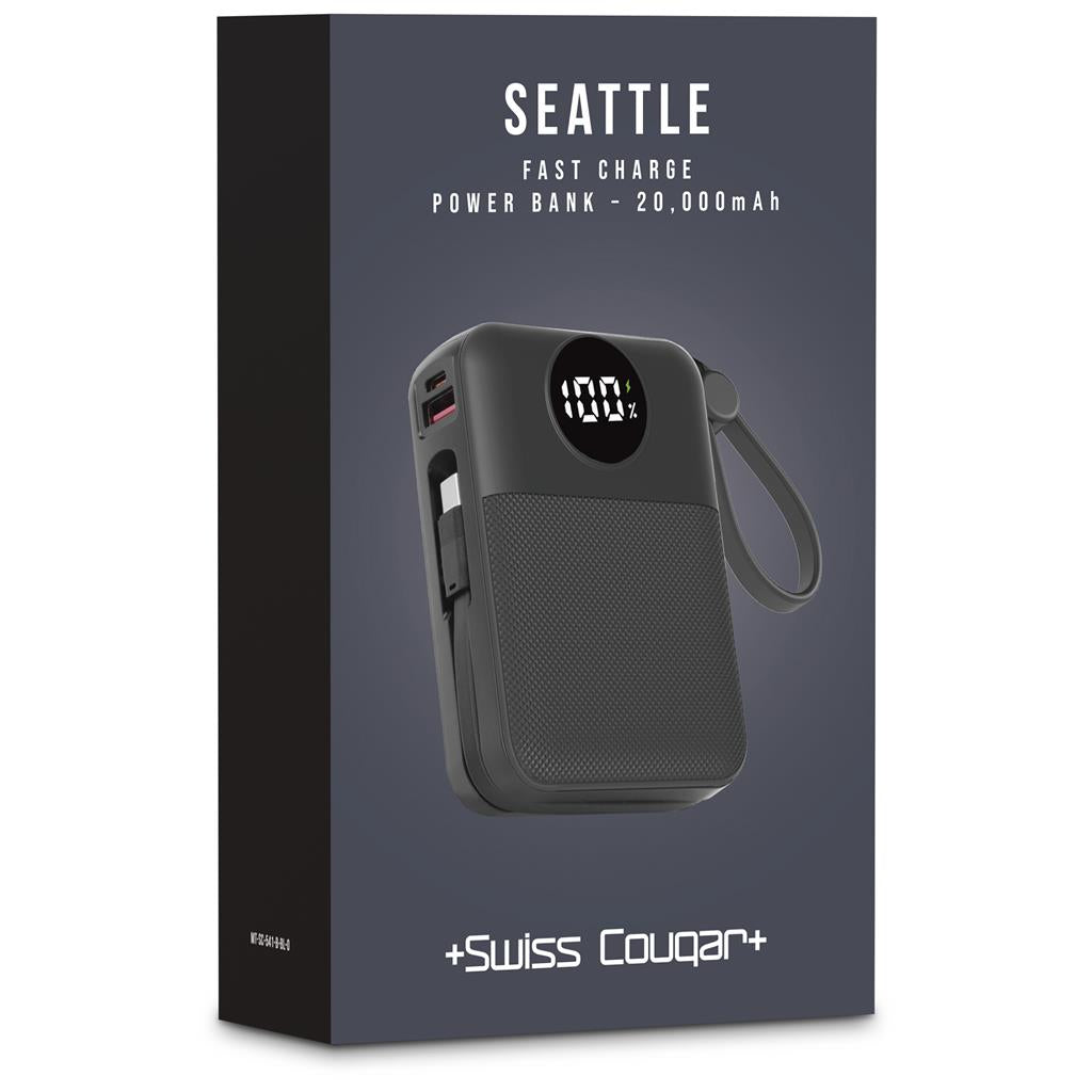 Seattle Fast Charge 22.5W Power Bank - 20,000mAh