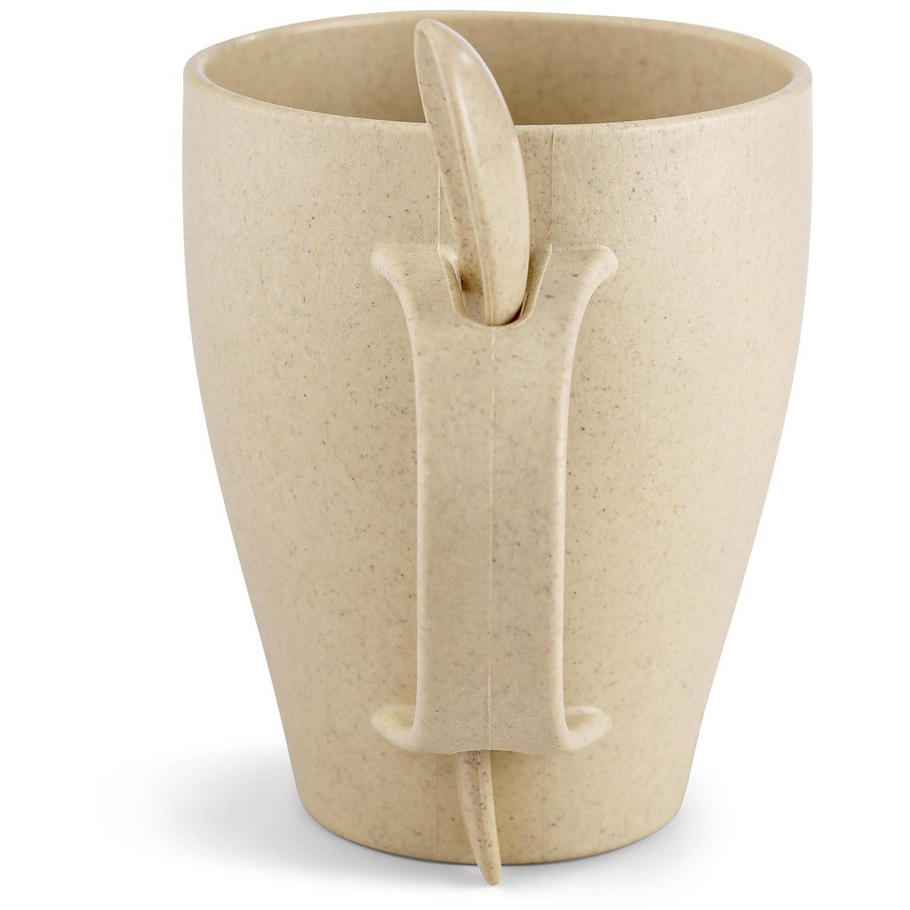 Kawai Wheat Straw Mug & Spoon - 350ml