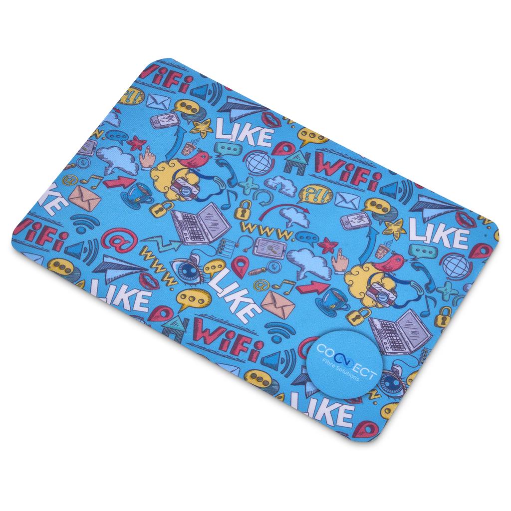 Pre-Printed Sample Custom Sparkra Polyester Keyboard Protector Cloth