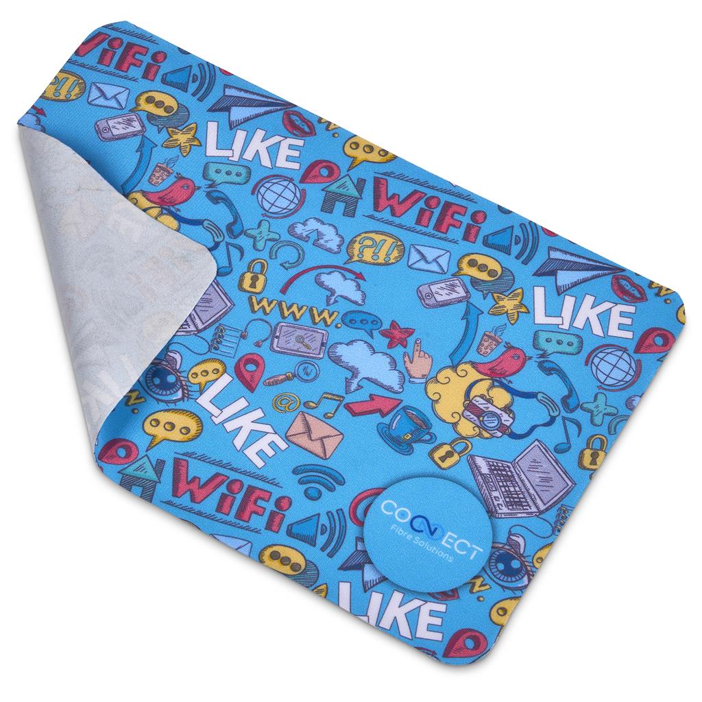 Pre-Printed Sample Custom Sparkra Polyester Keyboard Protector Cloth