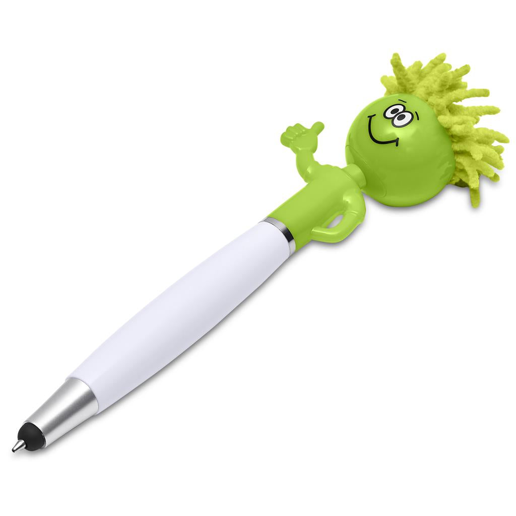 Moptopper Thumbs-Up Stylus Ball Pen & Screen Cleaner