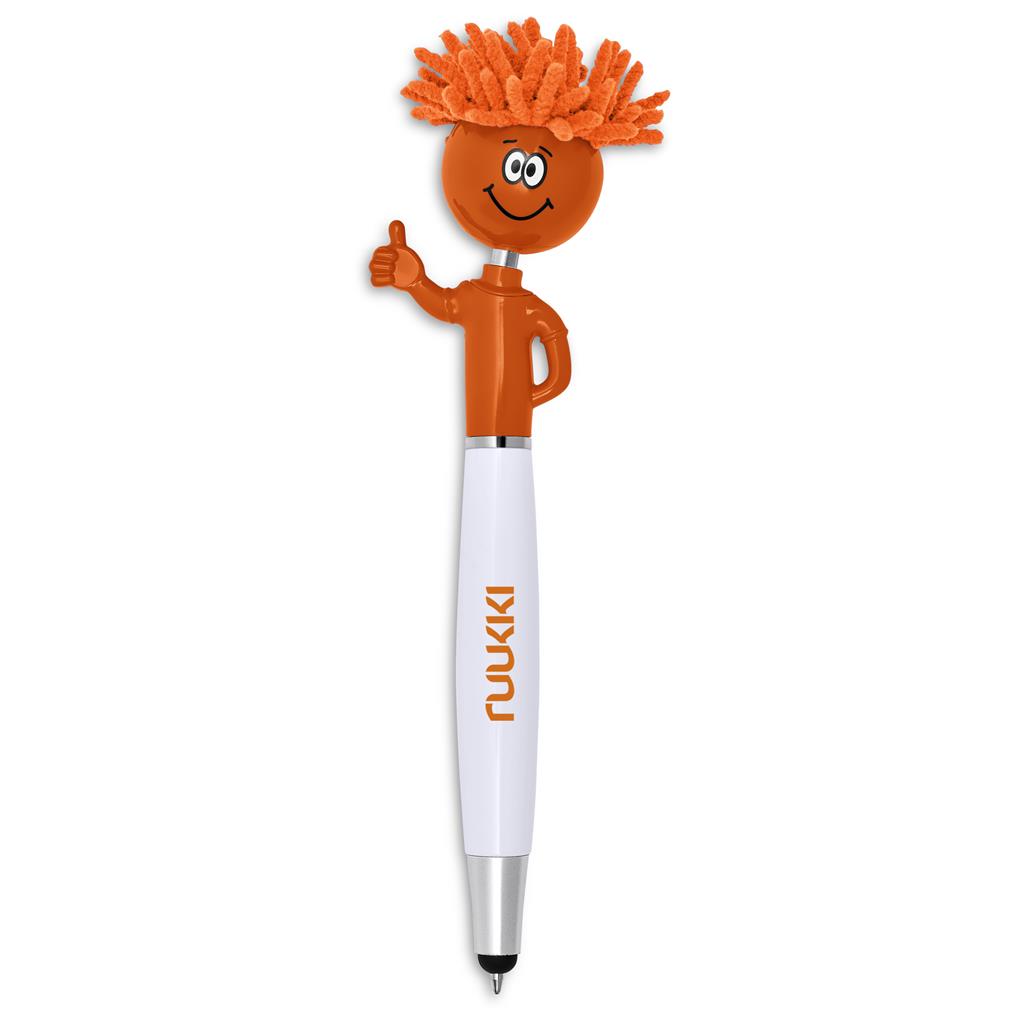 Moptopper Thumbs-Up Stylus Ball Pen & Screen Cleaner
