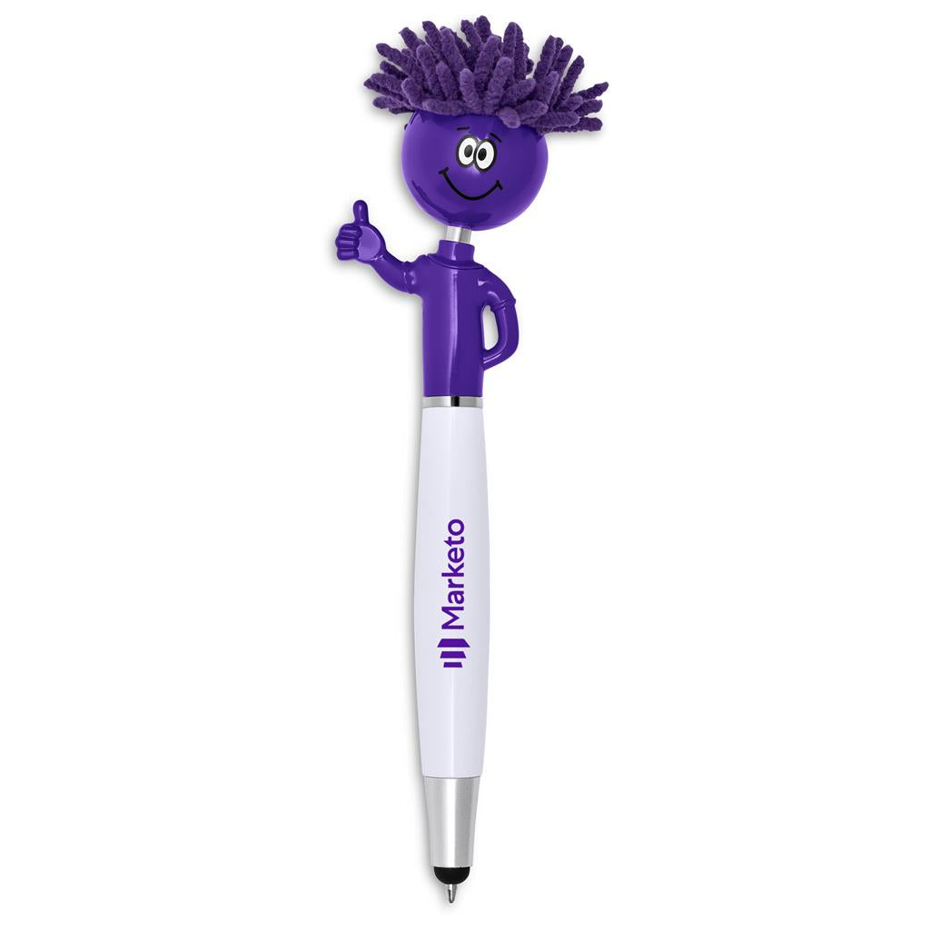 Moptopper Thumbs-Up Stylus Ball Pen & Screen Cleaner