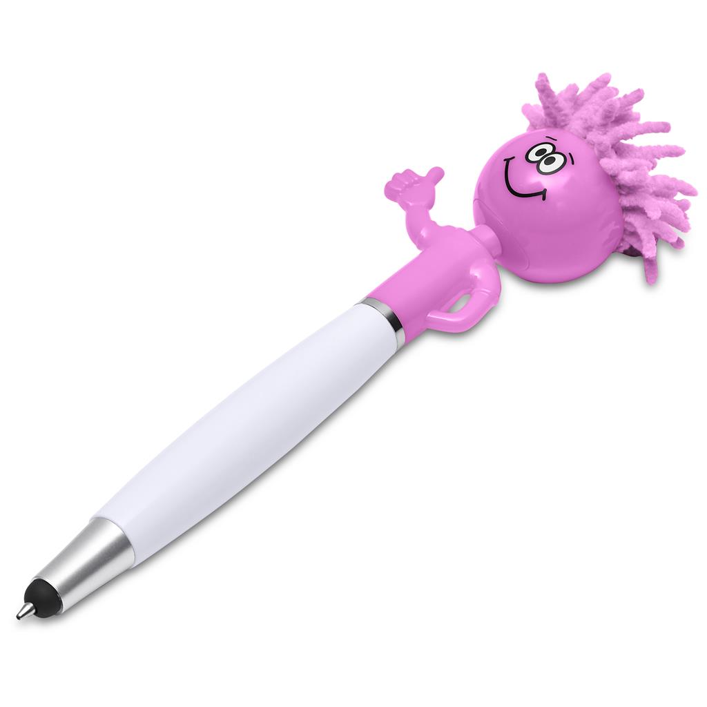 Moptopper Thumbs-Up Stylus Ball Pen & Screen Cleaner