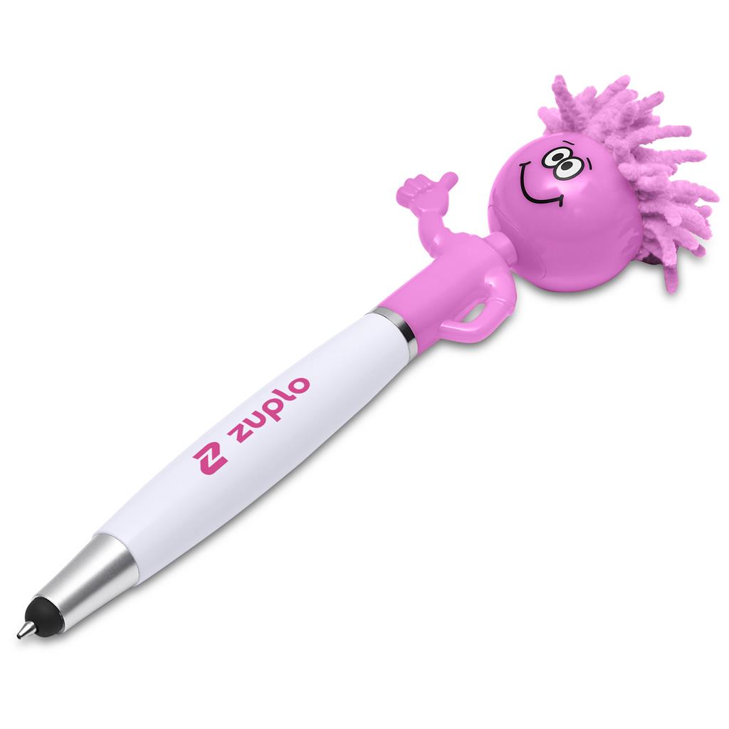 Moptopper Thumbs-Up Stylus Ball Pen & Screen Cleaner