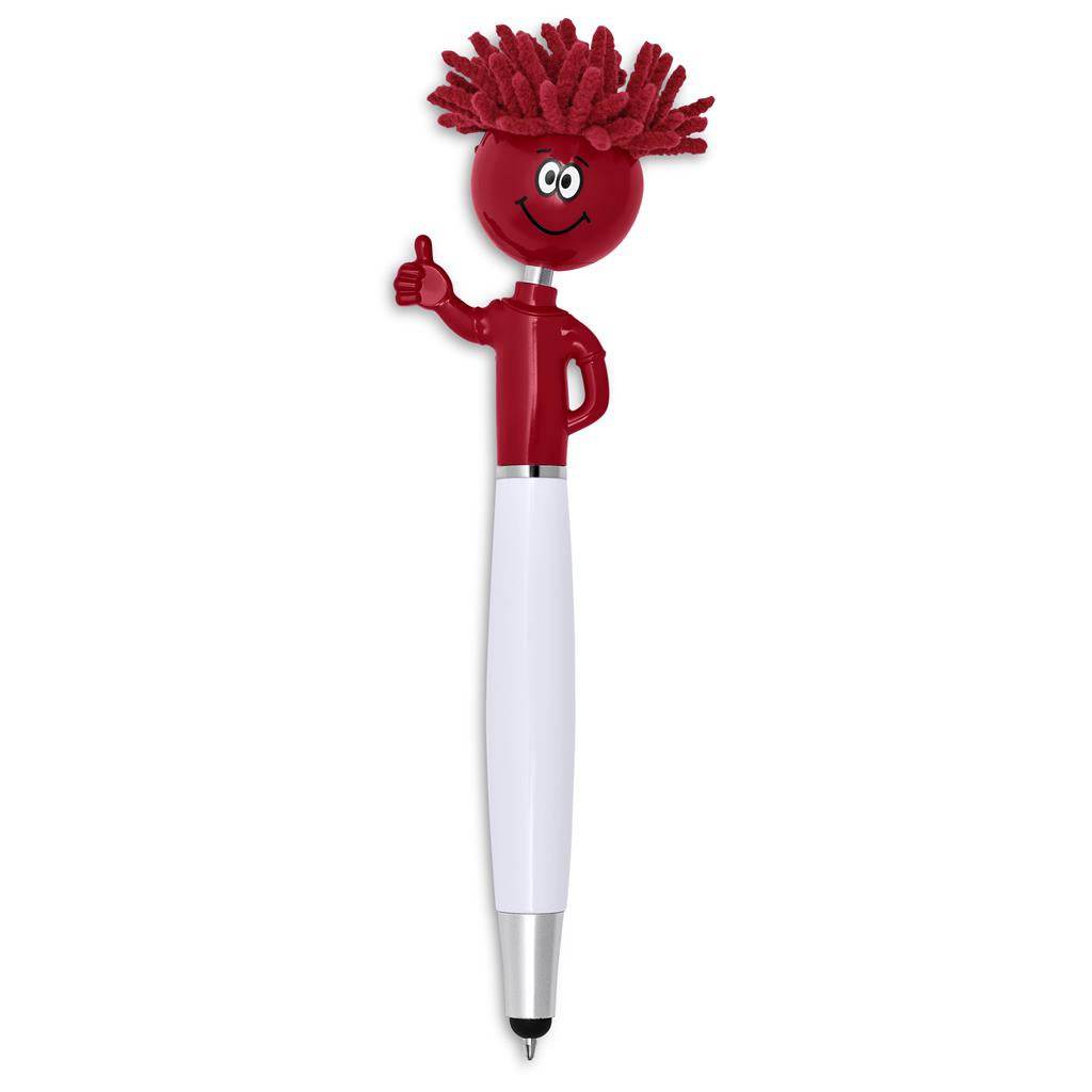 Moptopper Thumbs-Up Stylus Ball Pen & Screen Cleaner