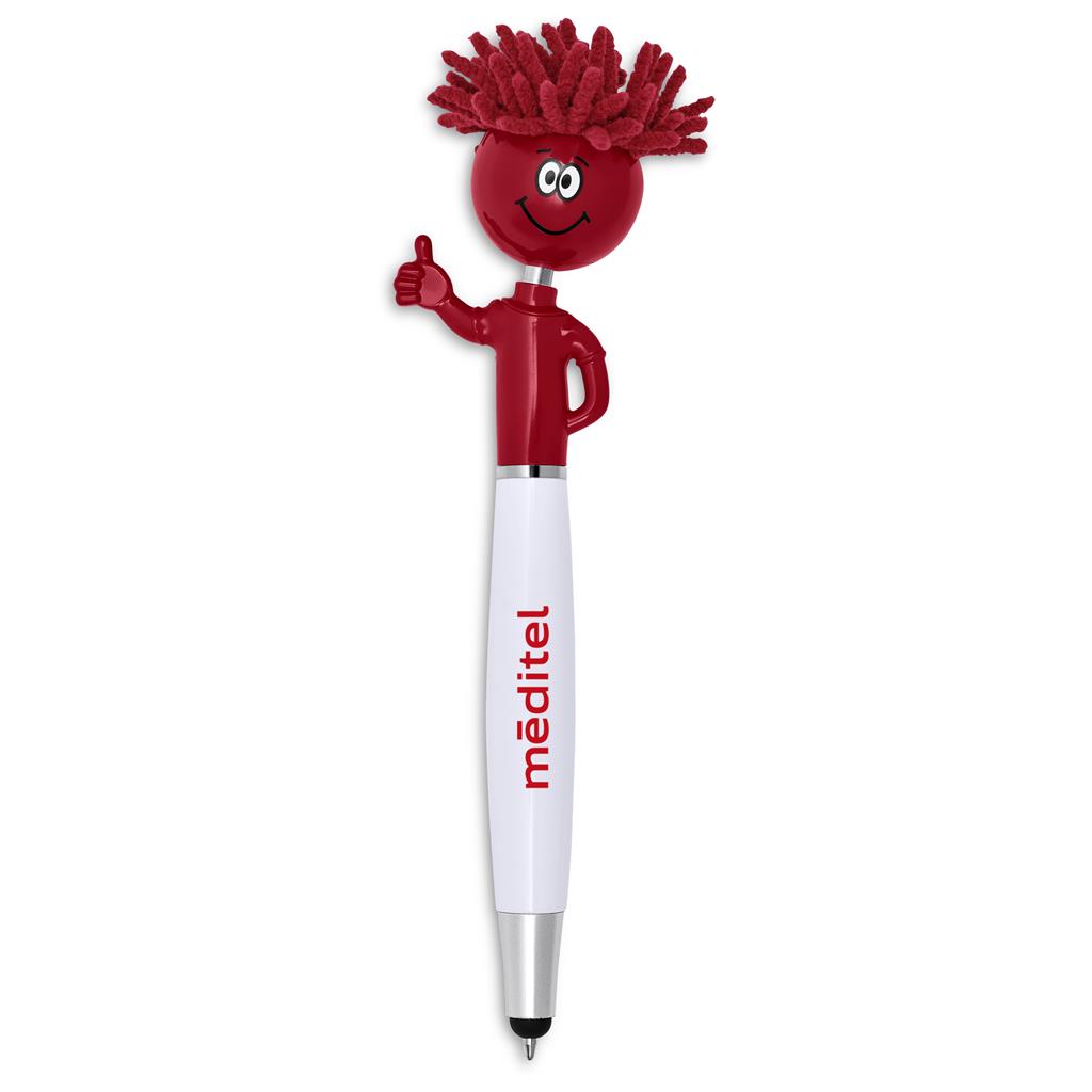 Moptopper Thumbs-Up Stylus Ball Pen & Screen Cleaner