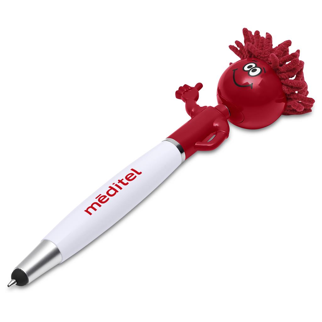 Moptopper Thumbs-Up Stylus Ball Pen & Screen Cleaner