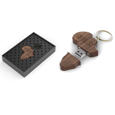 Andy Cartwright Afrique Wood Memory Stick - 16GB-16GB