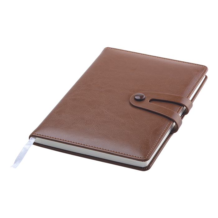 BF0089 - Exclusive Double Strap Design Notebook Brown / STD 