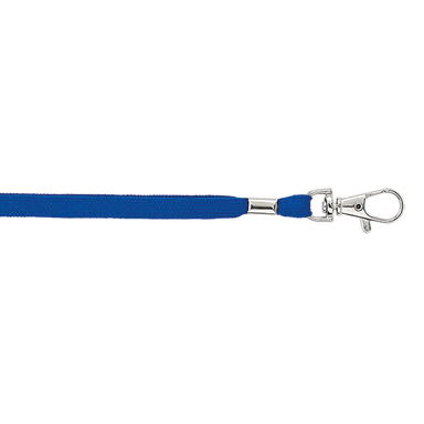 BK0012 - Woven Lanyard With Metal Clip Blue / STD / Regular 