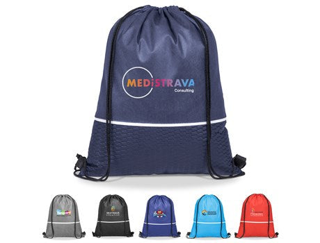 Brighton Non-Woven Drawstring Bag-