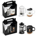 Café Kaiden Coffee Set - White - Solid White Only-Black-BL