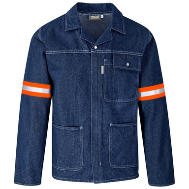 Cast Premium 100% Cotton Denim Jacket - OT - AB-L-Blue-BU