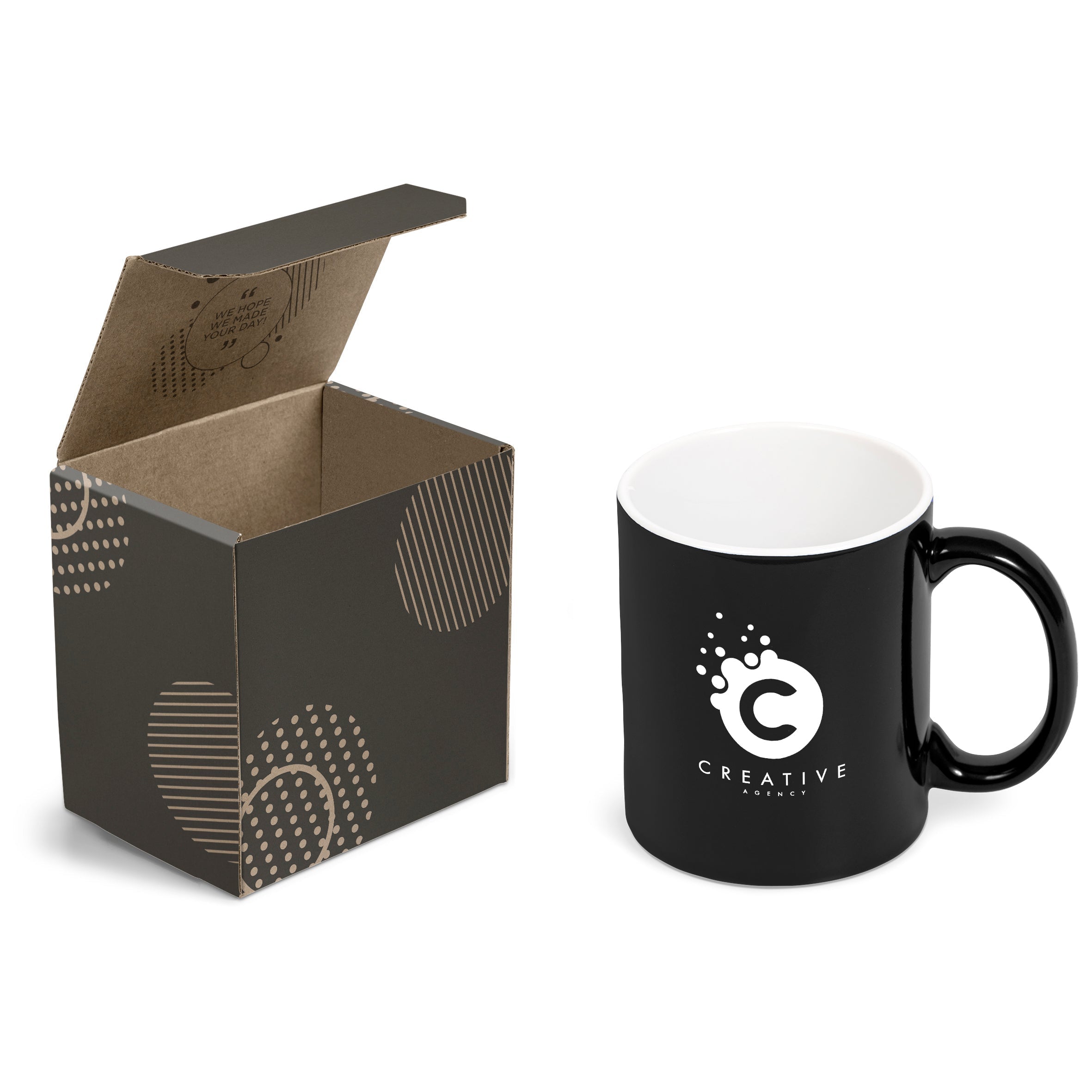 Colour Mug in Box Black / BL - Mugs