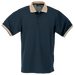 Colour Stripe Golfer  Navy/Khaki/White / SML / Regular 