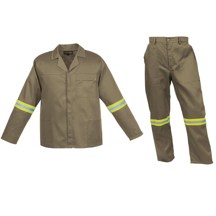 Creative Budget Poly Cotton Conti Suit with Reflective - Protective Outerwear