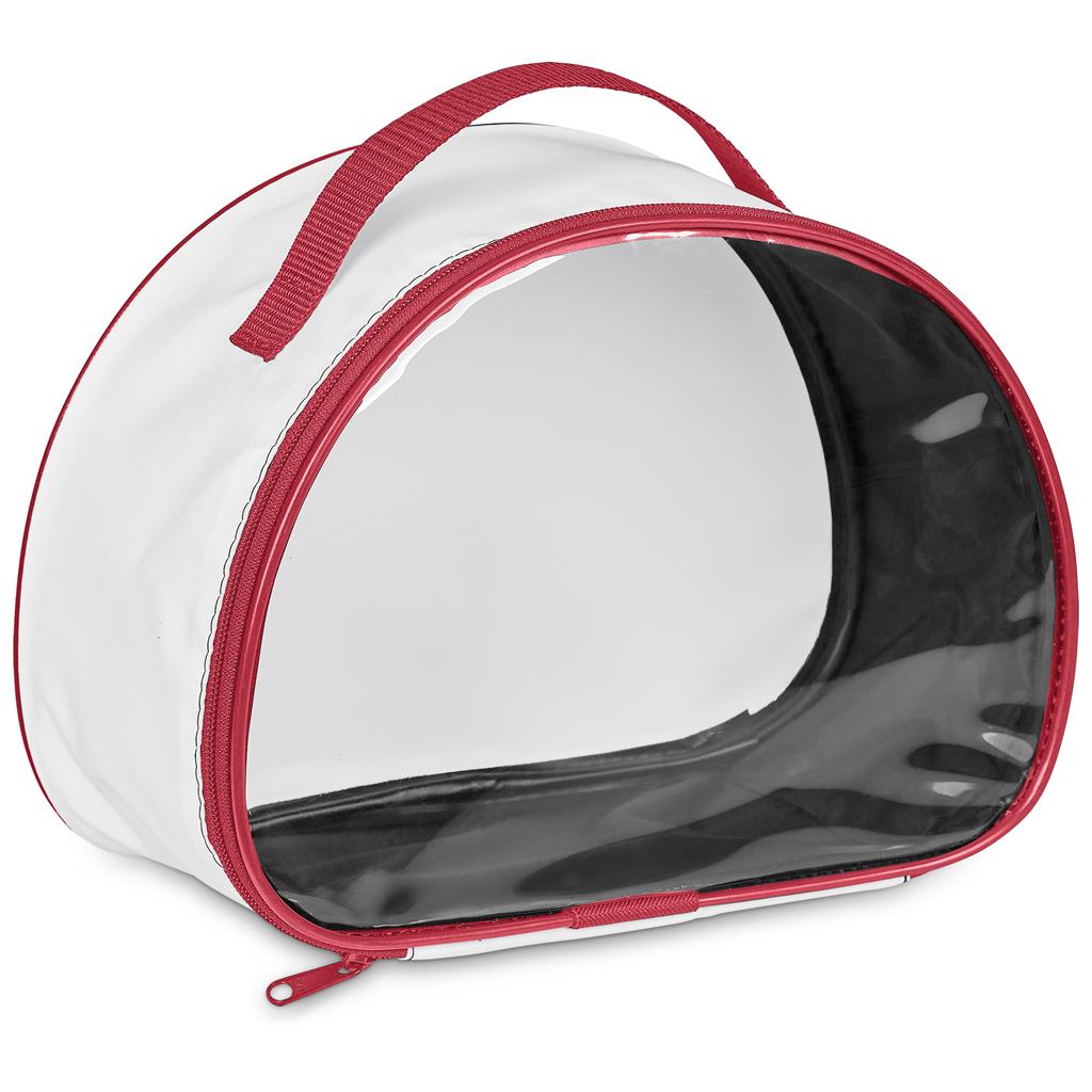 Custom Aloe Toiletry Bag With PVC Front Window - Bags,Custom and Cosmetic Bags