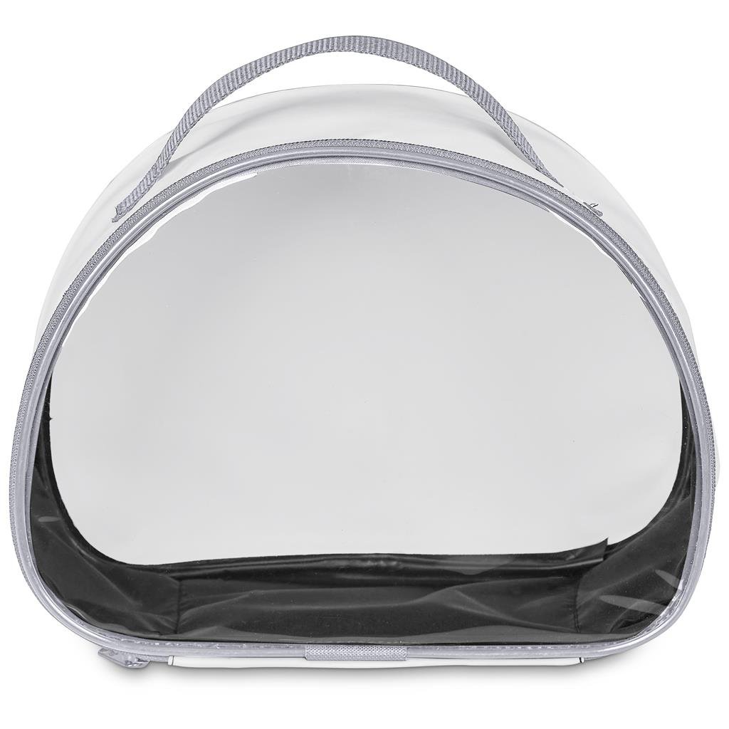 Custom Aloe Toiletry Bag With PVC Front Window - Bags,Custom and Cosmetic Bags