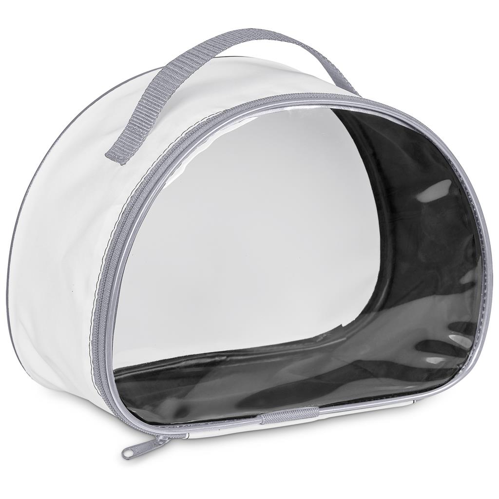 Custom Aloe Toiletry Bag With PVC Front Window - Bags,Custom and Cosmetic Bags