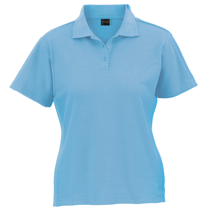 175g Pique Knit Golfer Ladies Blue / XS / Regular - Golf Shirts