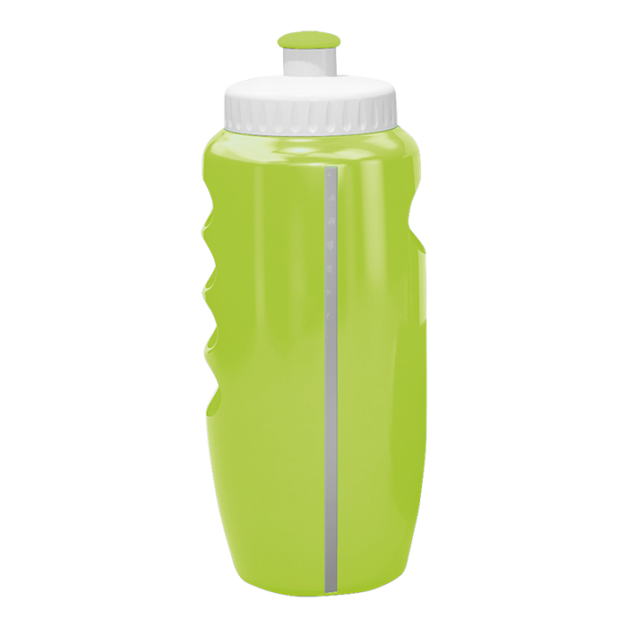 500ml Visi Stripe Cross Train Water Bottle Lime Green / STD / Regular - Drinkware
