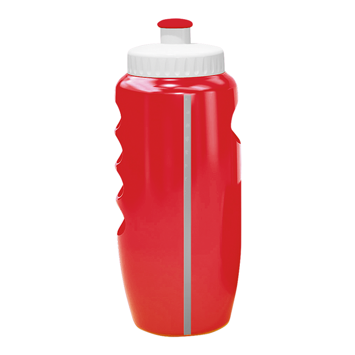 500ml Visi Stripe Cross Train Water Bottle Red / STD / Regular - Drinkware
