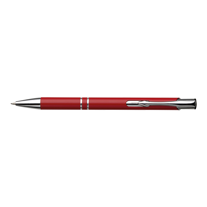 Aluminium Ballpoint Pen with Arrow Shaped Clip Red / STD / Last Buy - Writing Instruments