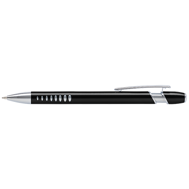 Aluminium Ballpoint Pen with UV Coating Black / STD / Last Buy - Writing Instruments