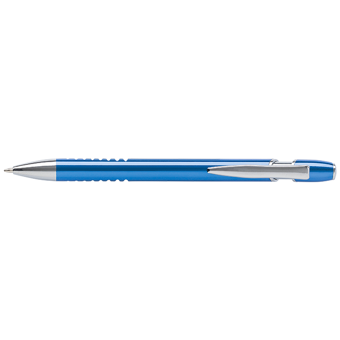 Aluminium Ballpoint Pen with UV Coating Blue / STD / Last Buy - Writing Instruments