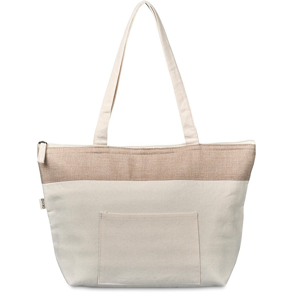 Arshi Cotton & Jute 12 Can Lunch Cooler NATURAL - Coolers,Cooler Bags,Eco-Friendly,Jute Products,Ideas for Summer,Coolers and Lunchware