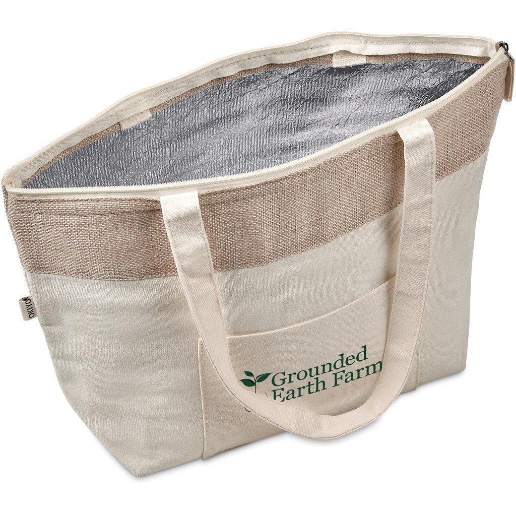 Arshi Cotton & Jute 12 Can Lunch Cooler NATURAL - Coolers,Cooler Bags,Eco-Friendly,Jute Products,Ideas for Summer,Coolers and Lunchware