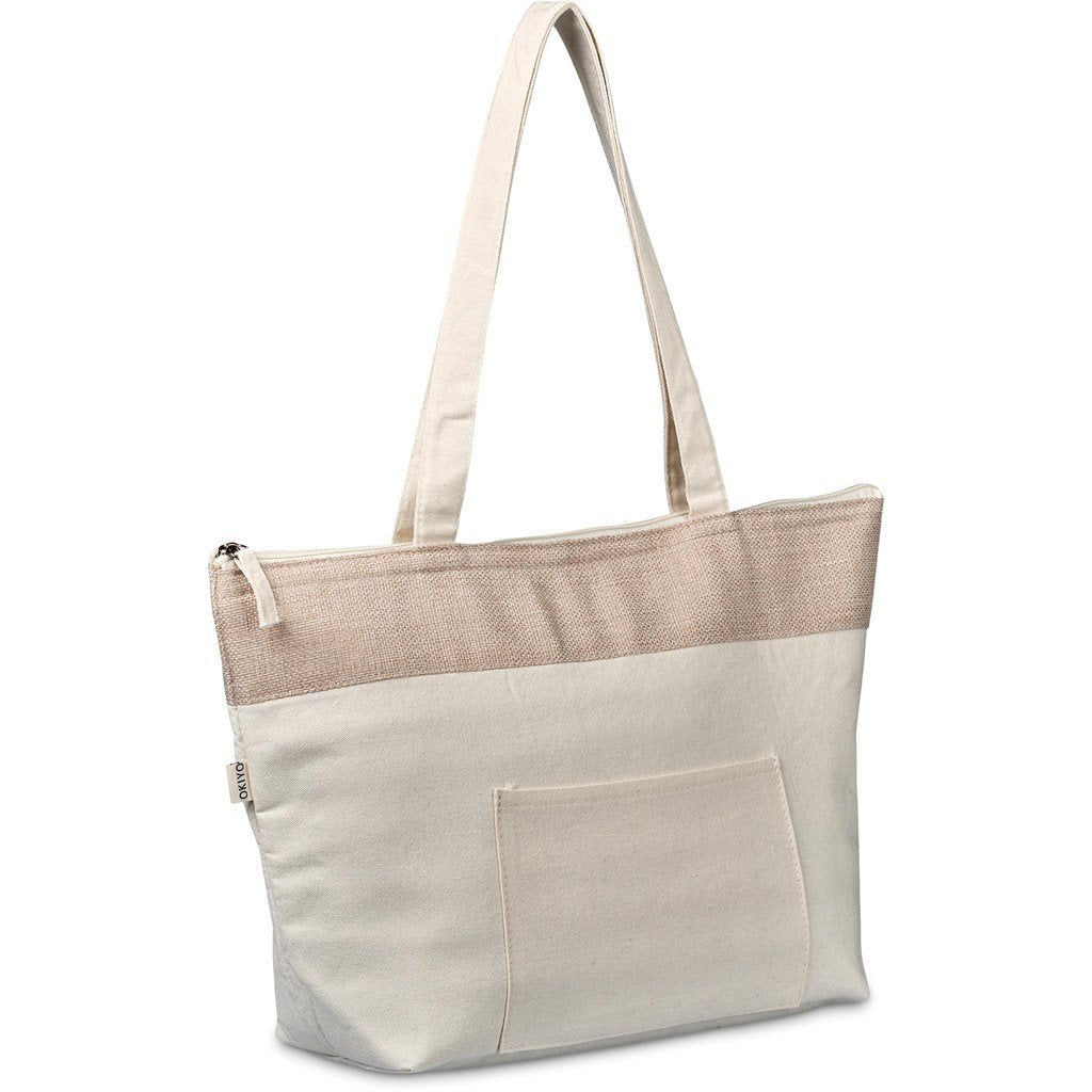 Arshi Cotton & Jute 12 Can Lunch Cooler NATURAL - Coolers,Cooler Bags,Eco-Friendly,Jute Products,Ideas for Summer,Coolers and Lunchware