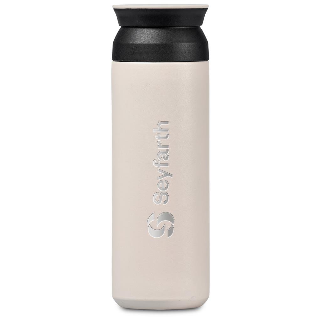Atria Stainless Steel Vacuum Water Bottle - 480ml CREAM - Bottles,Drinkware,Full-Wrap UV Bottles