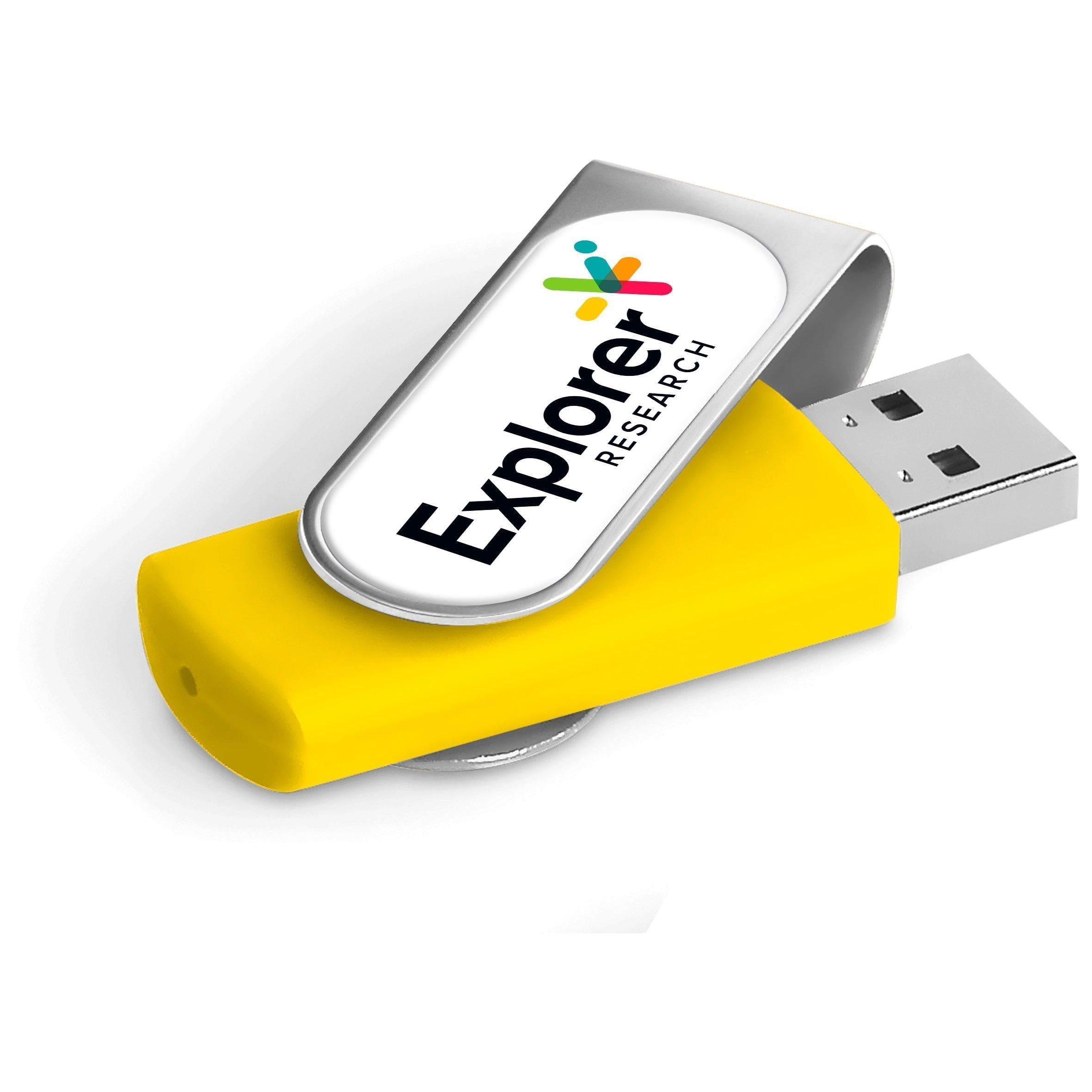 Axis 8Gb Dome Memory Stick - Pink-8GB-Yellow-Y