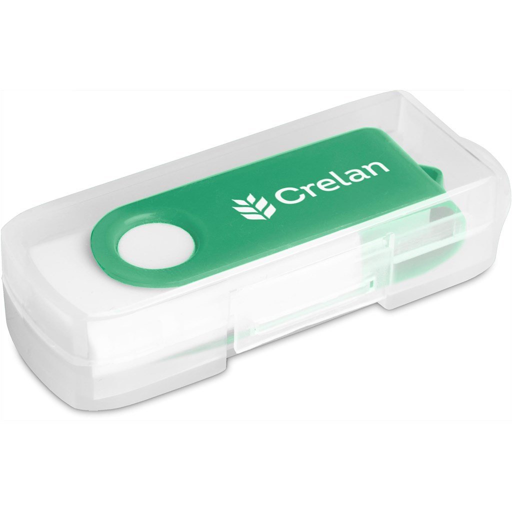 Axis Gyro White Flash Drive - 16GB - Drives,Flash Drives