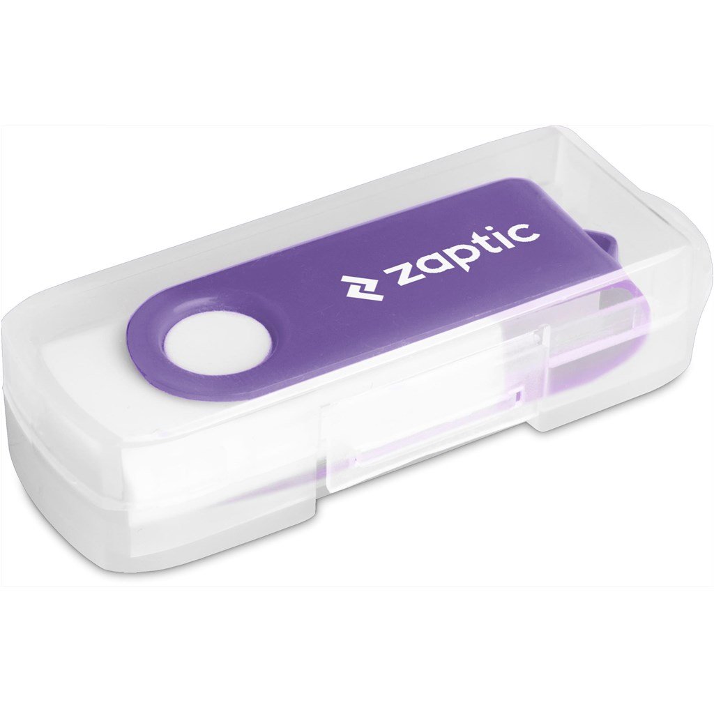 Axis Gyro White Flash Drive - 8GB - Drives,Flash Drives