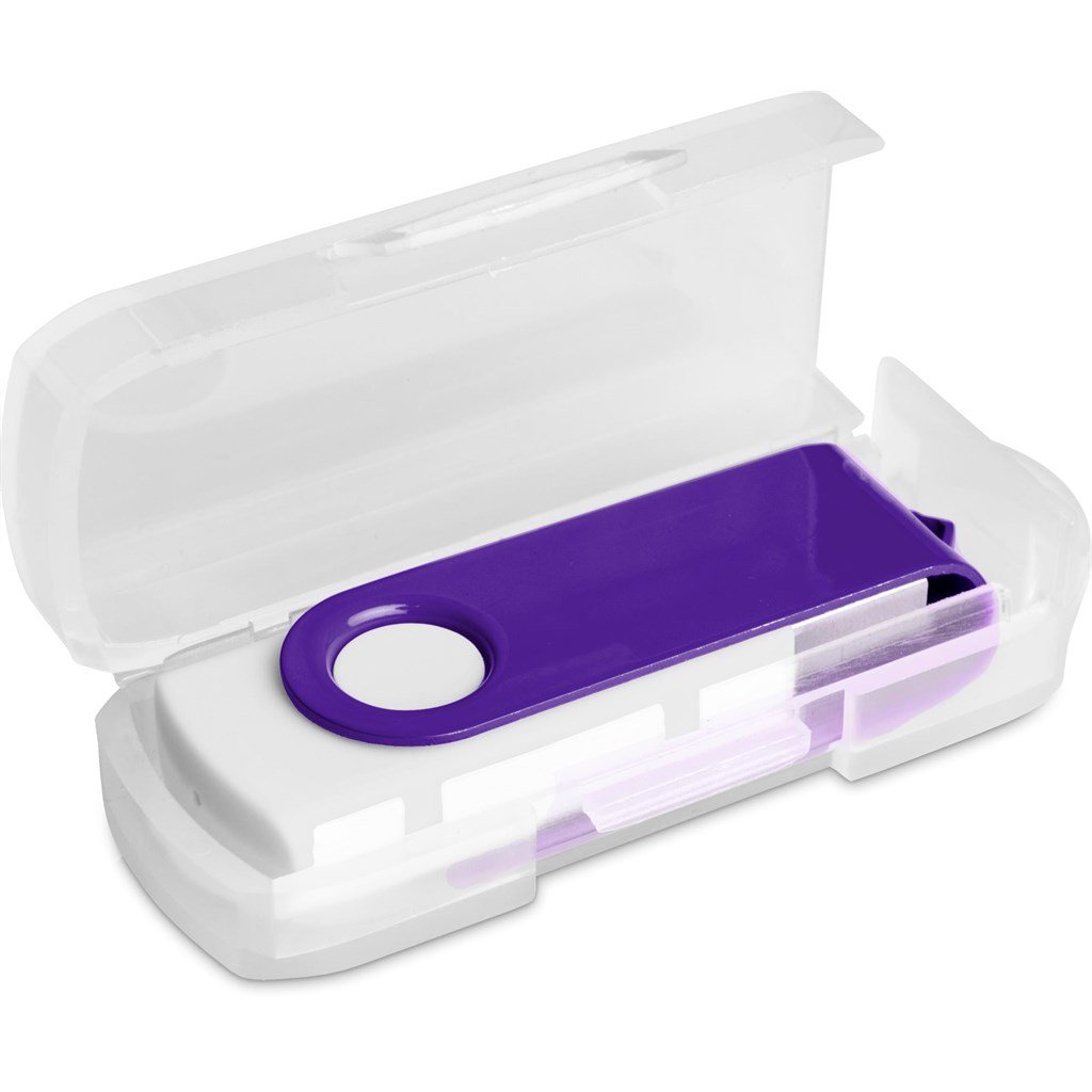 Axis Gyro White Flash Drive - 8GB - Drives,Flash Drives