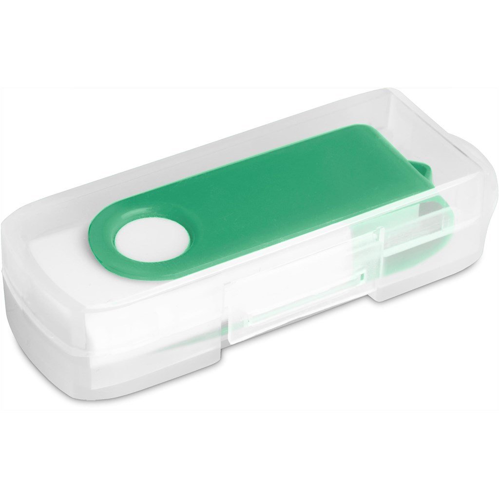 Axis Gyro White Flash Drive - 8GB - Drives,Flash Drives