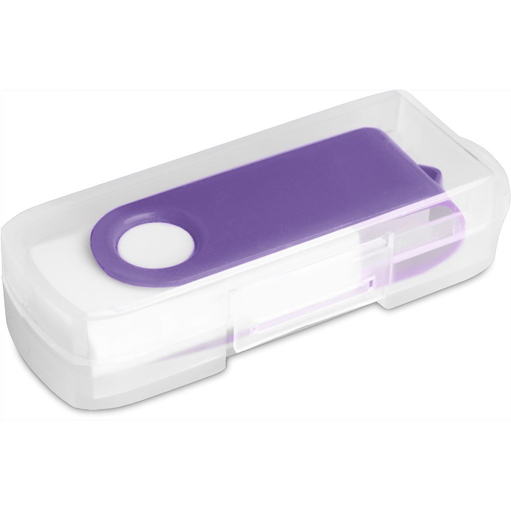 Axis Gyro White Flash Drive - 8GB - Drives,Flash Drives