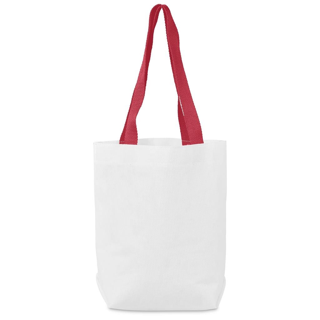 Custom Bayside Recycled PET Stitch-Bond Shopper RED - and Tote Bags,Custom Bags
