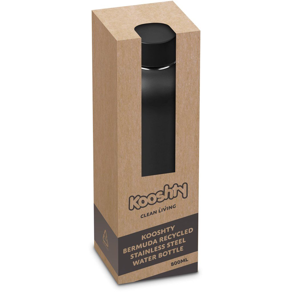 Bermuda Recycled Stainless Steel Water Bottle – 800ml - Bottles,Drinkware,Recycled Drinkware,Full-Wrap UV Bottles
