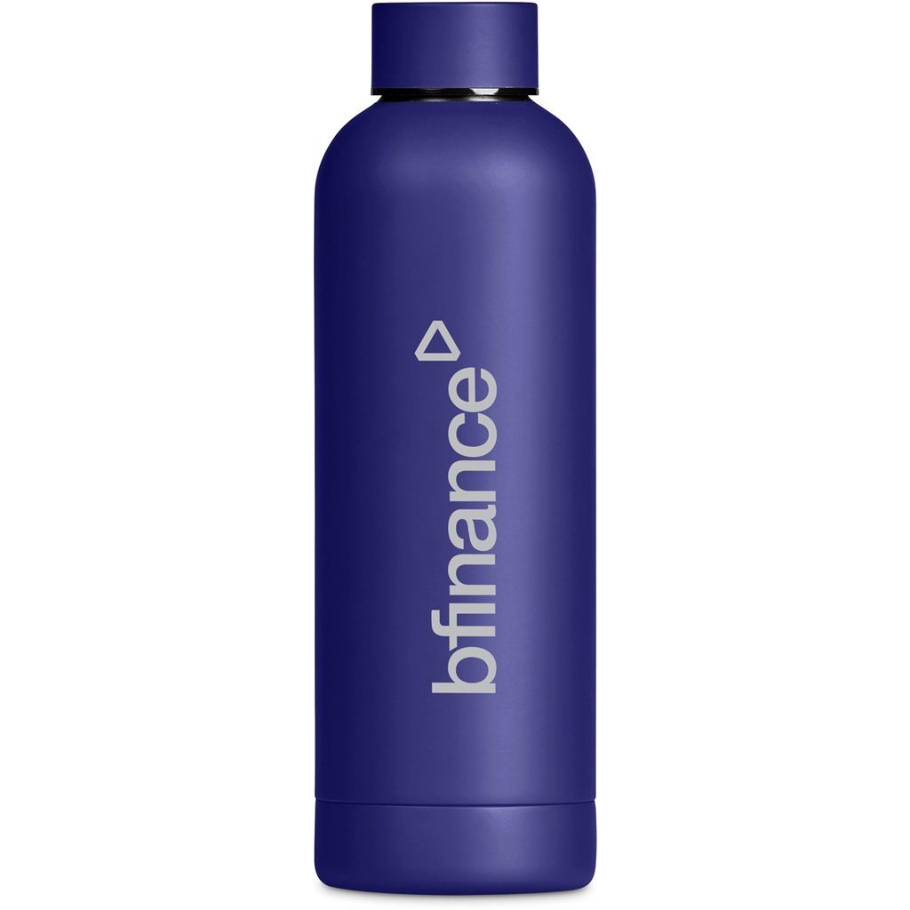 Bermuda Recycled Stainless Steel Water Bottle – 800ml NAVY - Bottles,Drinkware,Recycled Drinkware,Full-Wrap UV Bottles